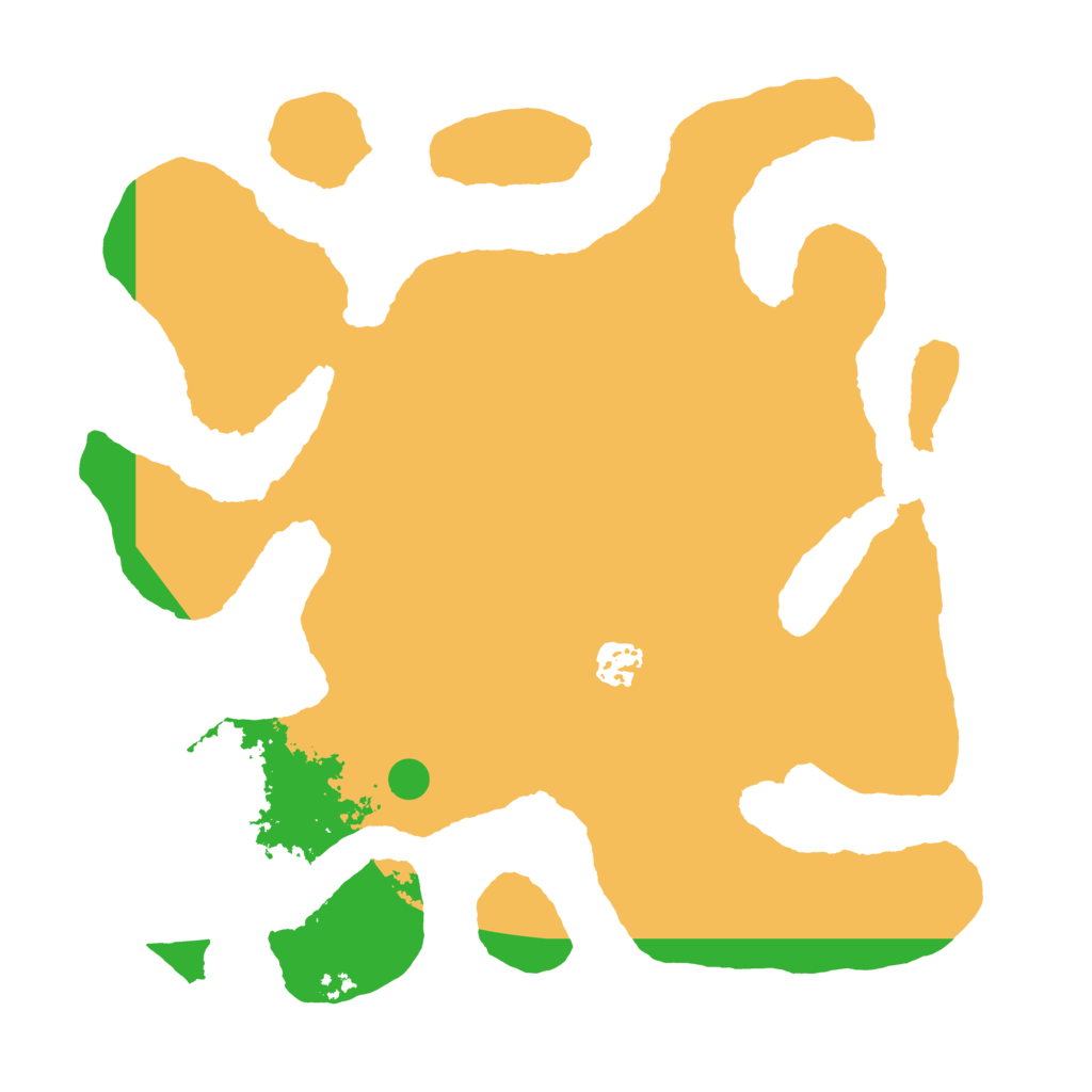 Biome Rust Map: Barren, Size: 3500, Seed: 2055732784