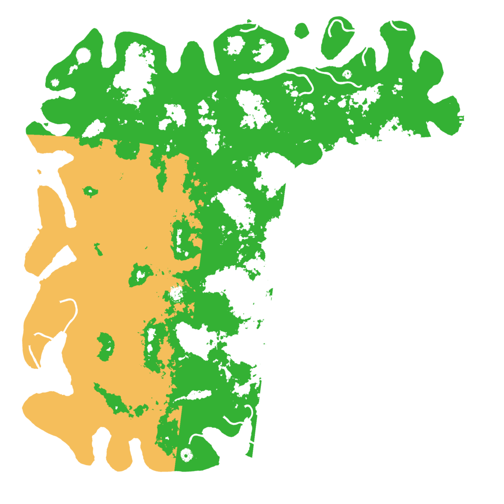 Biome Rust Map: Procedural Map, Size: 6000, Seed: 12887