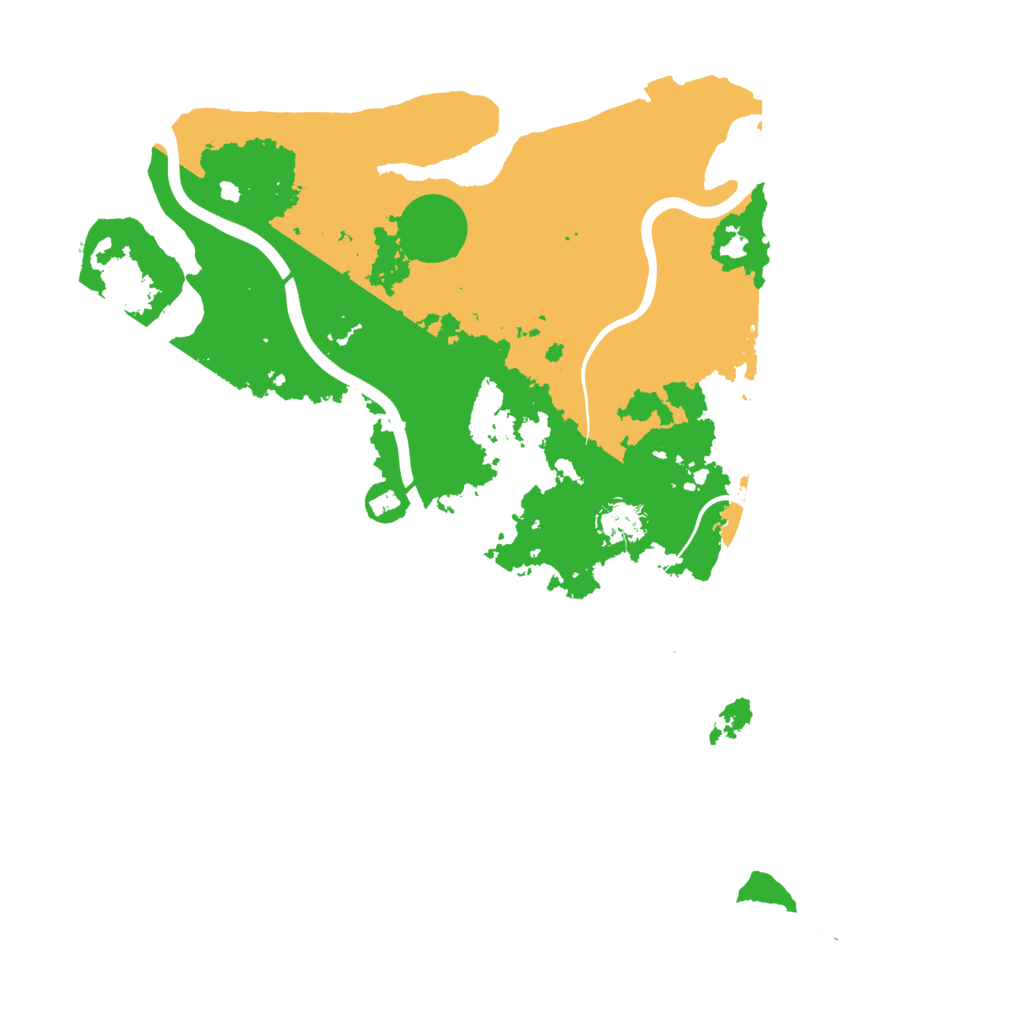 Biome Rust Map: Procedural Map, Size: 3950, Seed: 698603031