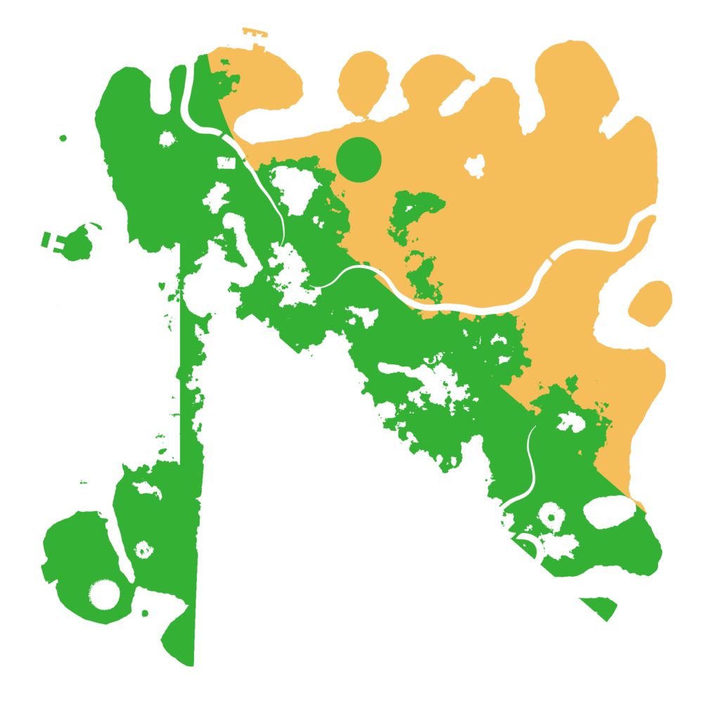 Biome Rust Map: Procedural Map, Size: 4200, Seed: 630