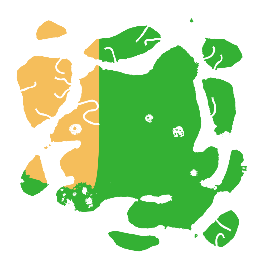 Biome Rust Map: Procedural Map, Size: 3500, Seed: 931685466