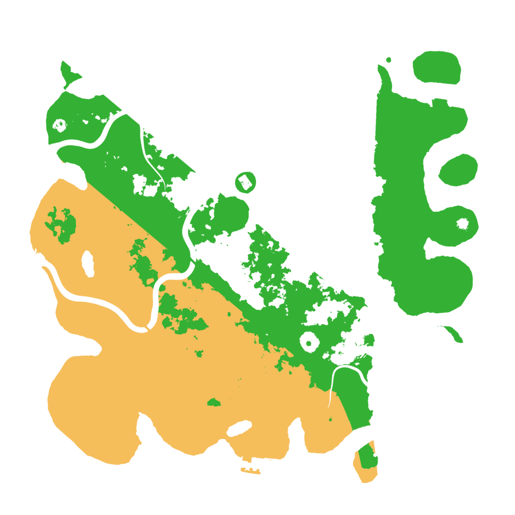 Biome Rust Map: Procedural Map, Size: 3950, Seed: 356233