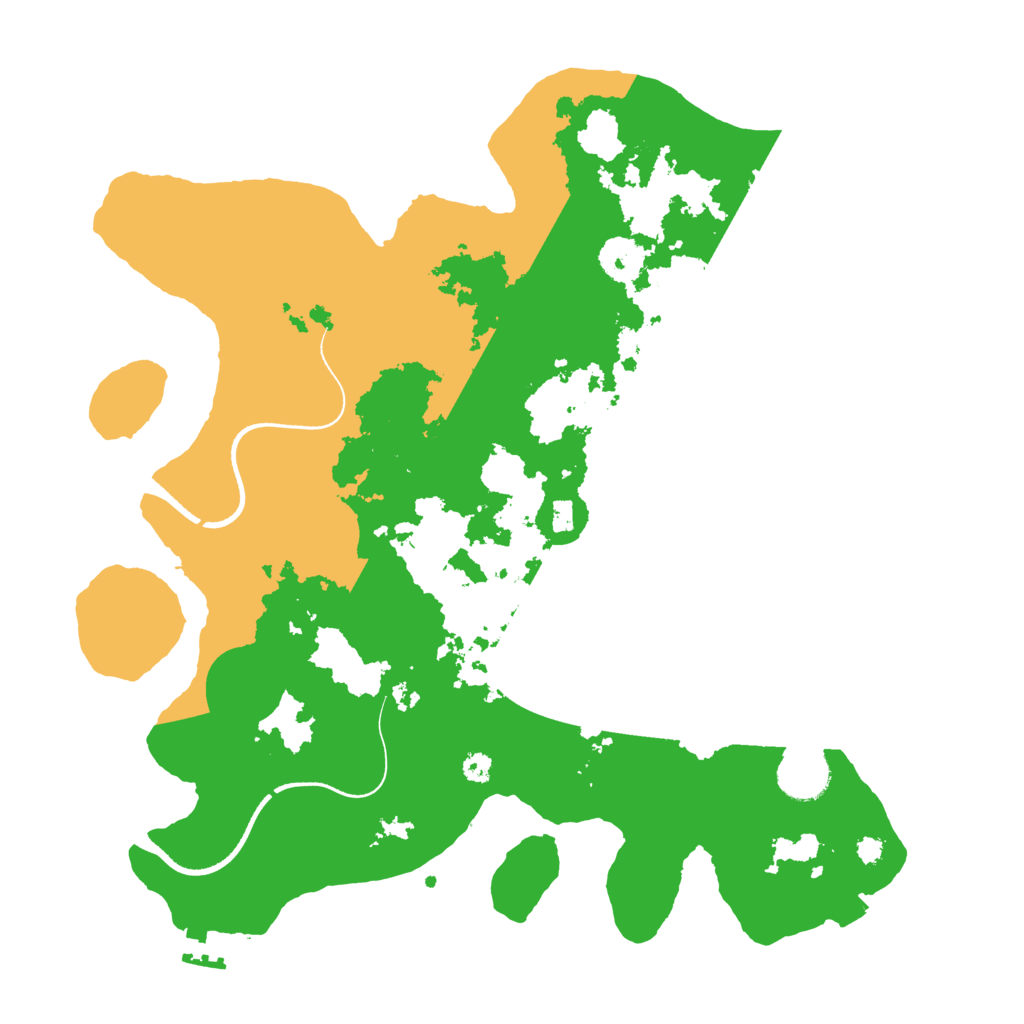 Biome Rust Map: Procedural Map, Size: 3500, Seed: 75783784