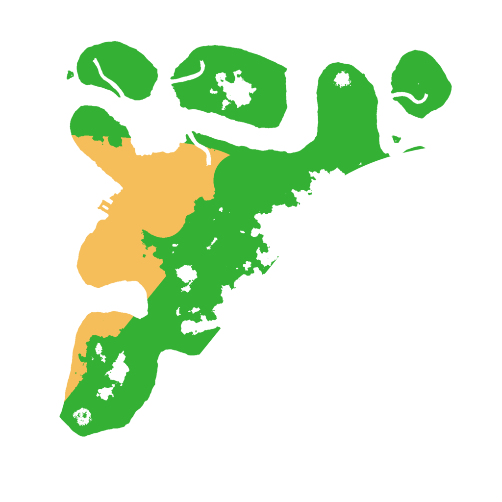 Biome Rust Map: Procedural Map, Size: 3000, Seed: 19850904