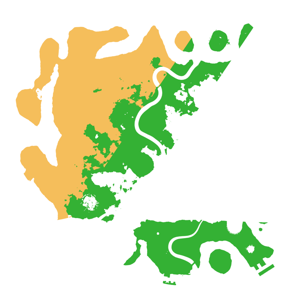 Biome Rust Map: Procedural Map, Size: 3500, Seed: 248300260