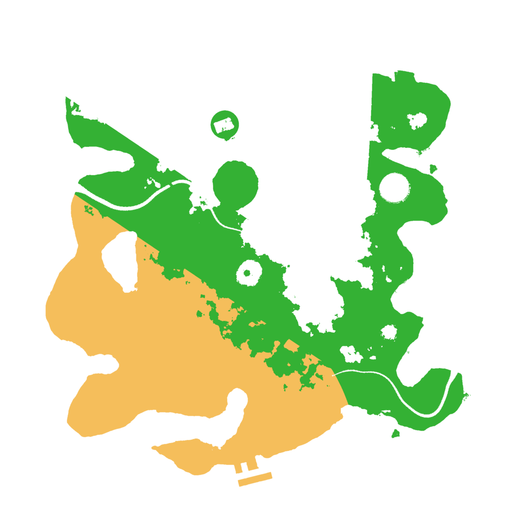 Biome Rust Map: Procedural Map, Size: 3000, Seed: 844624