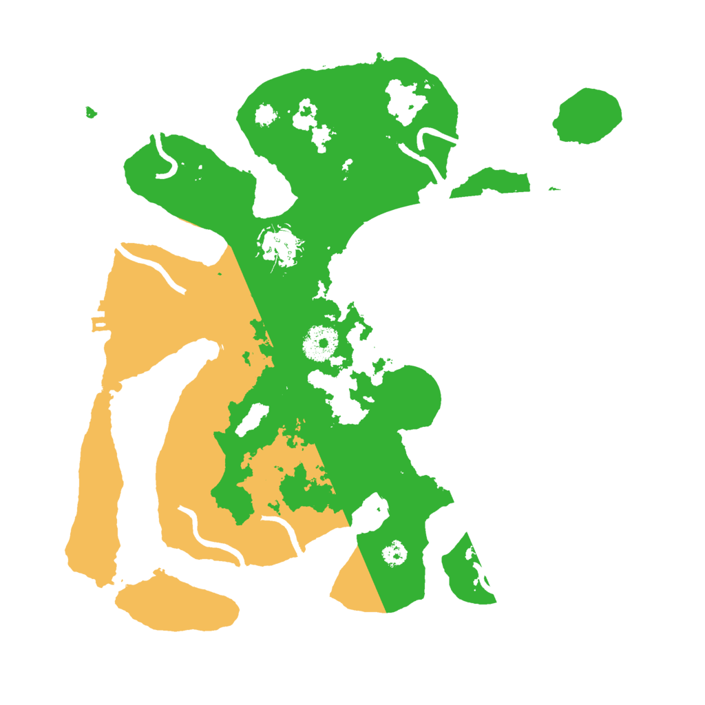 Biome Rust Map: Procedural Map, Size: 3000, Seed: 271982