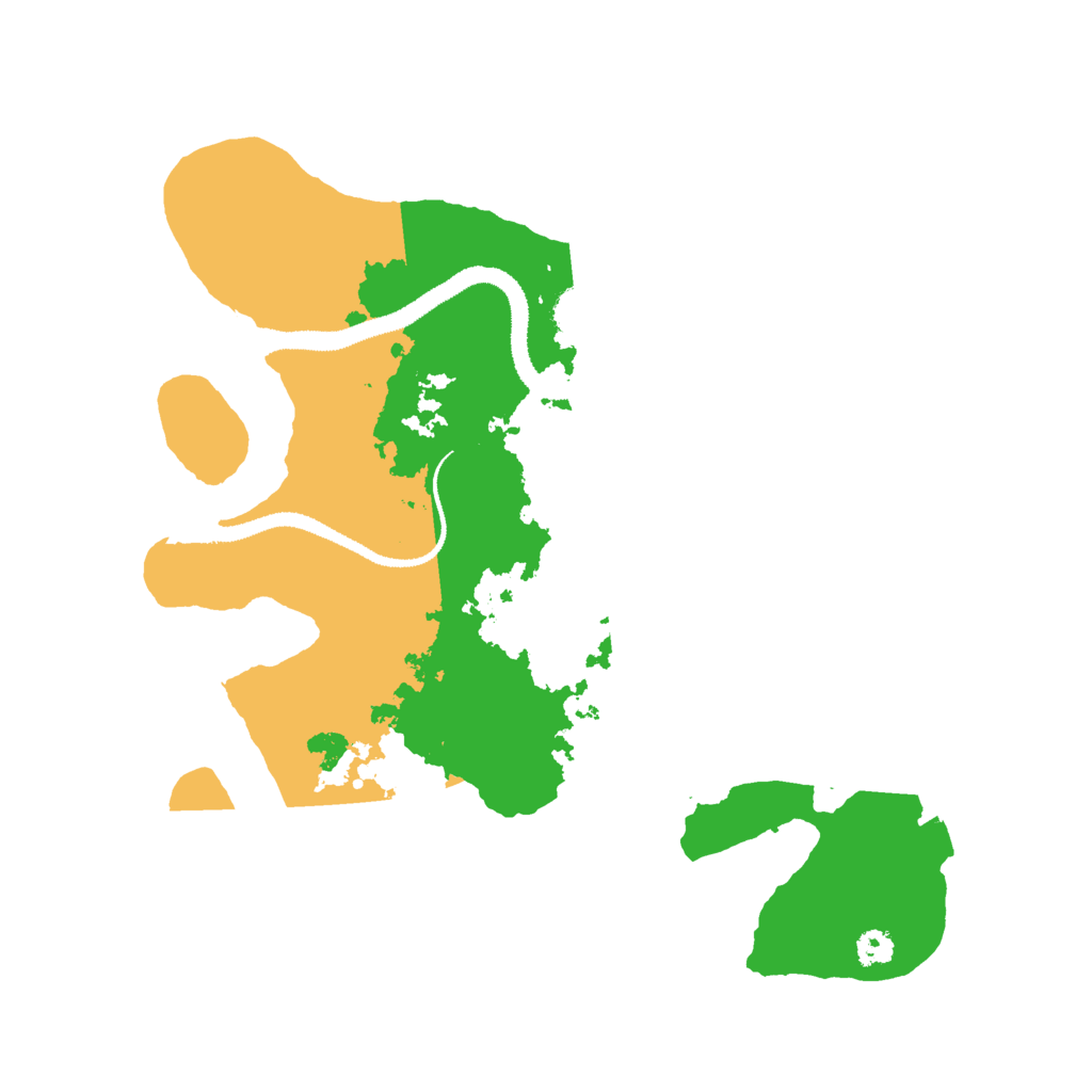Biome Rust Map: Procedural Map, Size: 3000, Seed: 948875