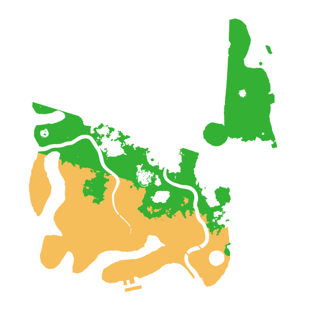 Biome Rust Map: Procedural Map, Size: 3700, Seed: 1465413910
