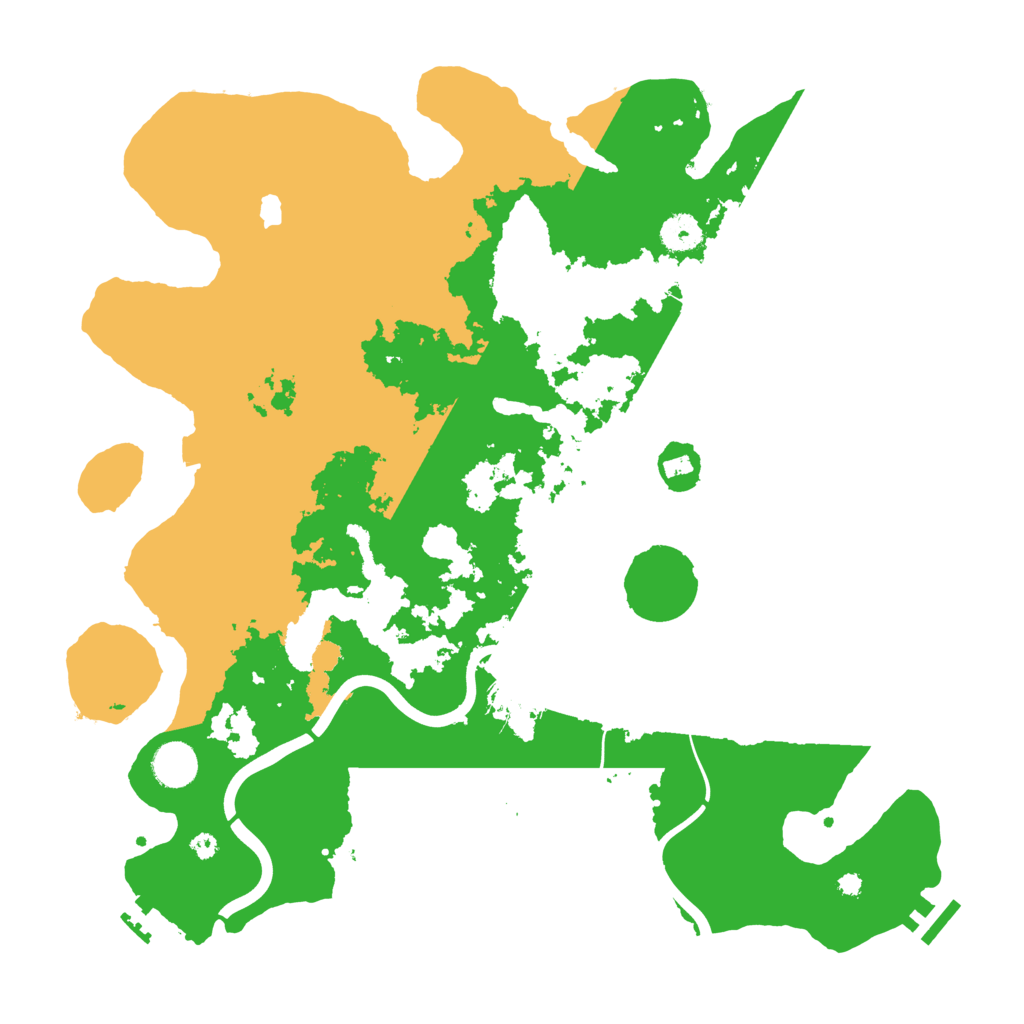 Biome Rust Map: Procedural Map, Size: 4000, Seed: 75783784