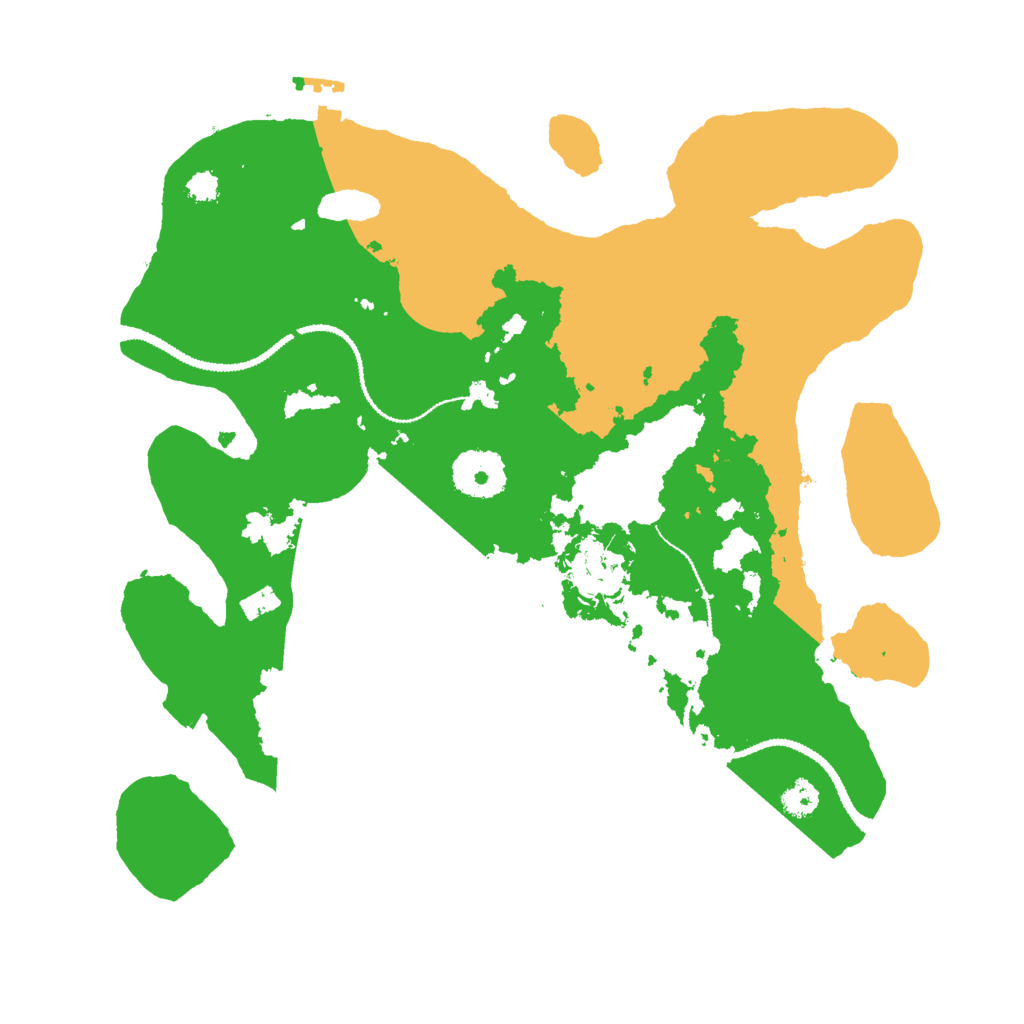 Biome Rust Map: Procedural Map, Size: 3000, Seed: 56692801