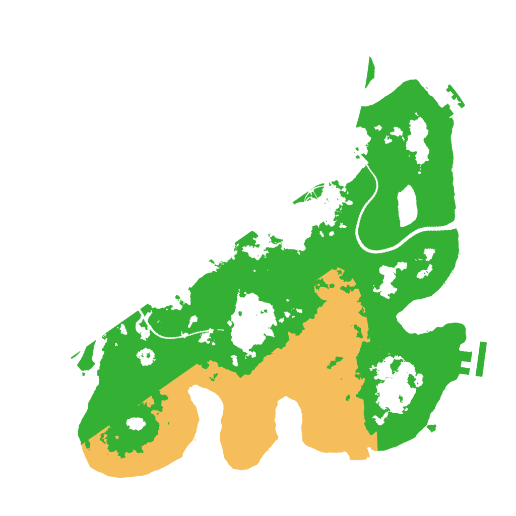 Biome Rust Map: Procedural Map, Size: 3000, Seed: 2042109744