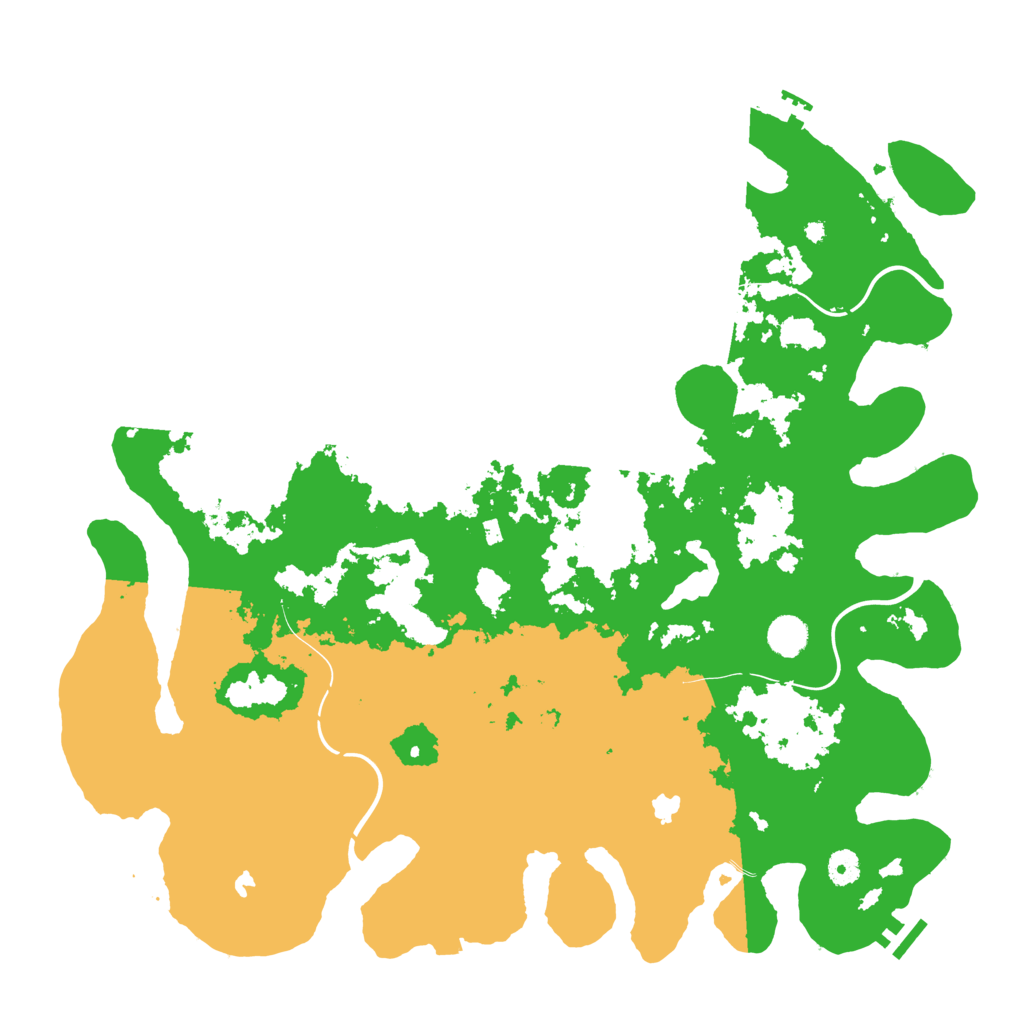 Biome Rust Map: Procedural Map, Size: 4500, Seed: 2070458733