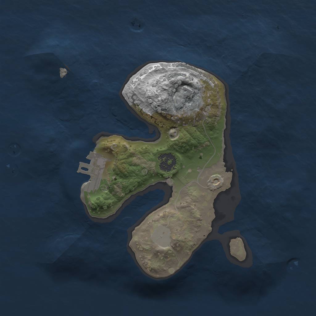 Rust Map: Procedural Map, Size: 1750, Seed: 1846, 6 Monuments