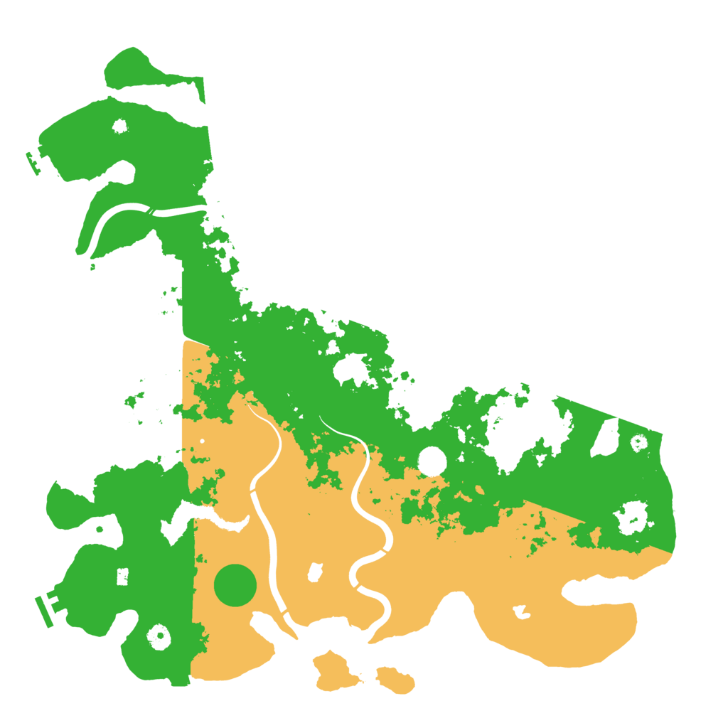 Biome Rust Map: Procedural Map, Size: 4500, Seed: 98312779