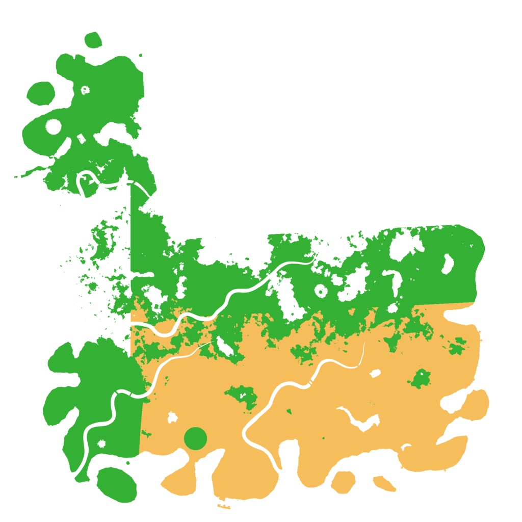 Biome Rust Map: Procedural Map, Size: 6000, Seed: 2112245582