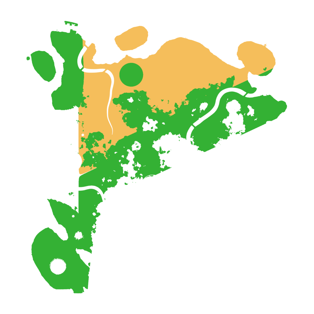 Biome Rust Map: Procedural Map, Size: 3500, Seed: 1182425574