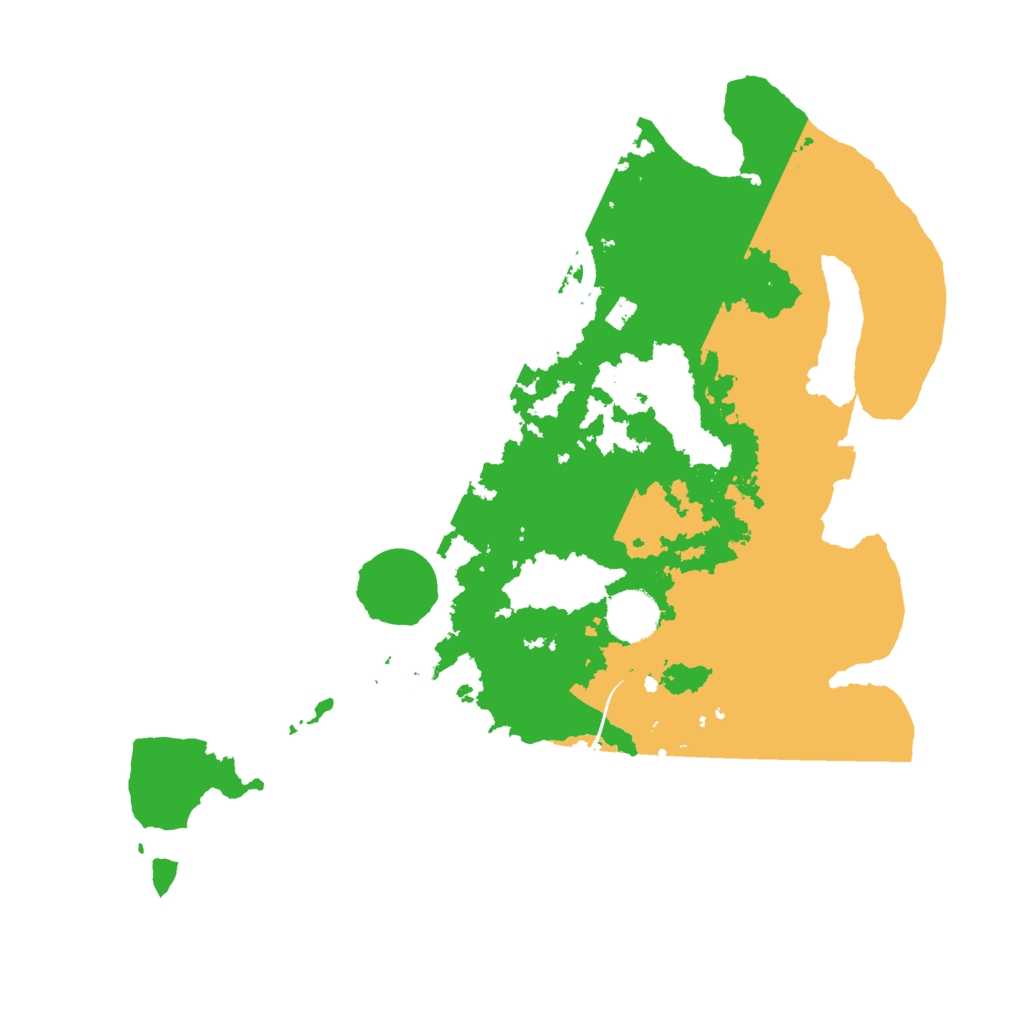 Biome Rust Map: Procedural Map, Size: 3550, Seed: 1493105927