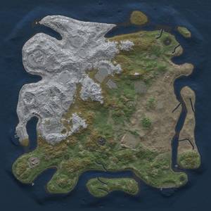 Thumbnail Rust Map: Procedural Map, Size: 4000, Seed: 1423219078, 15 Monuments