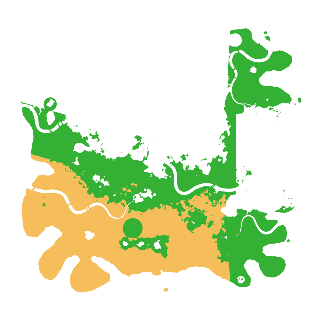 Biome Rust Map: Procedural Map, Size: 4250, Seed: 145499664
