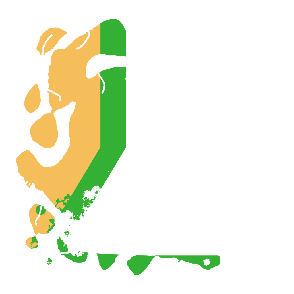 Biome Rust Map: Procedural Map, Size: 3900, Seed: 213900009