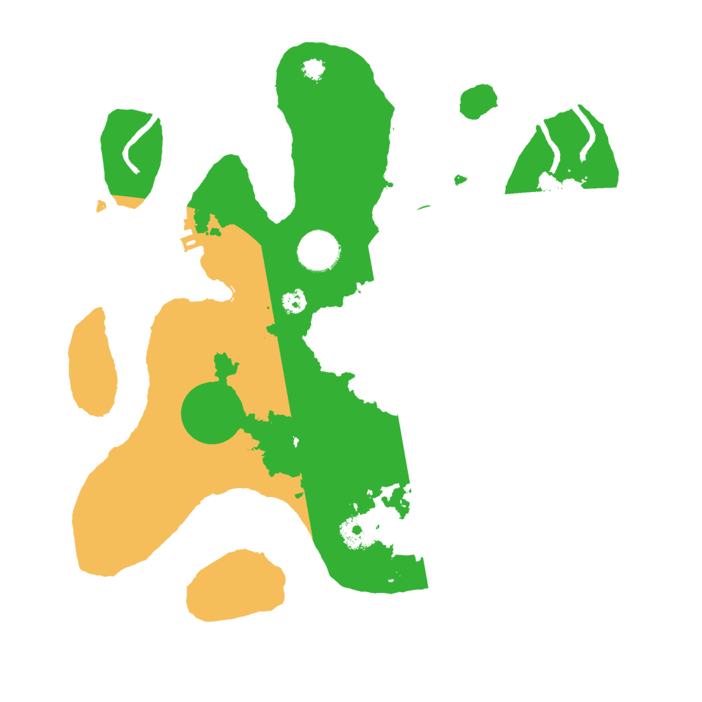 Biome Rust Map: Procedural Map, Size: 3000, Seed: 223702