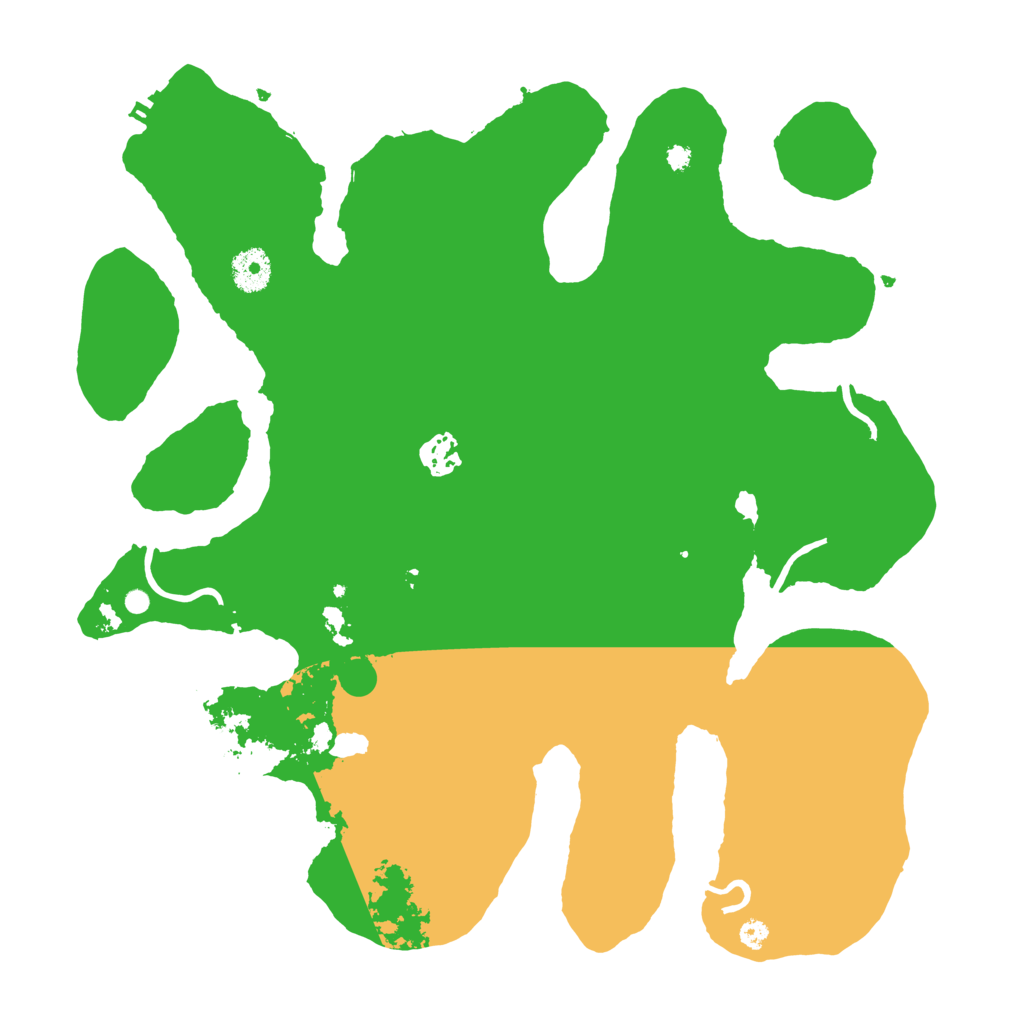 Biome Rust Map: Procedural Map, Size: 3700, Seed: 101697850