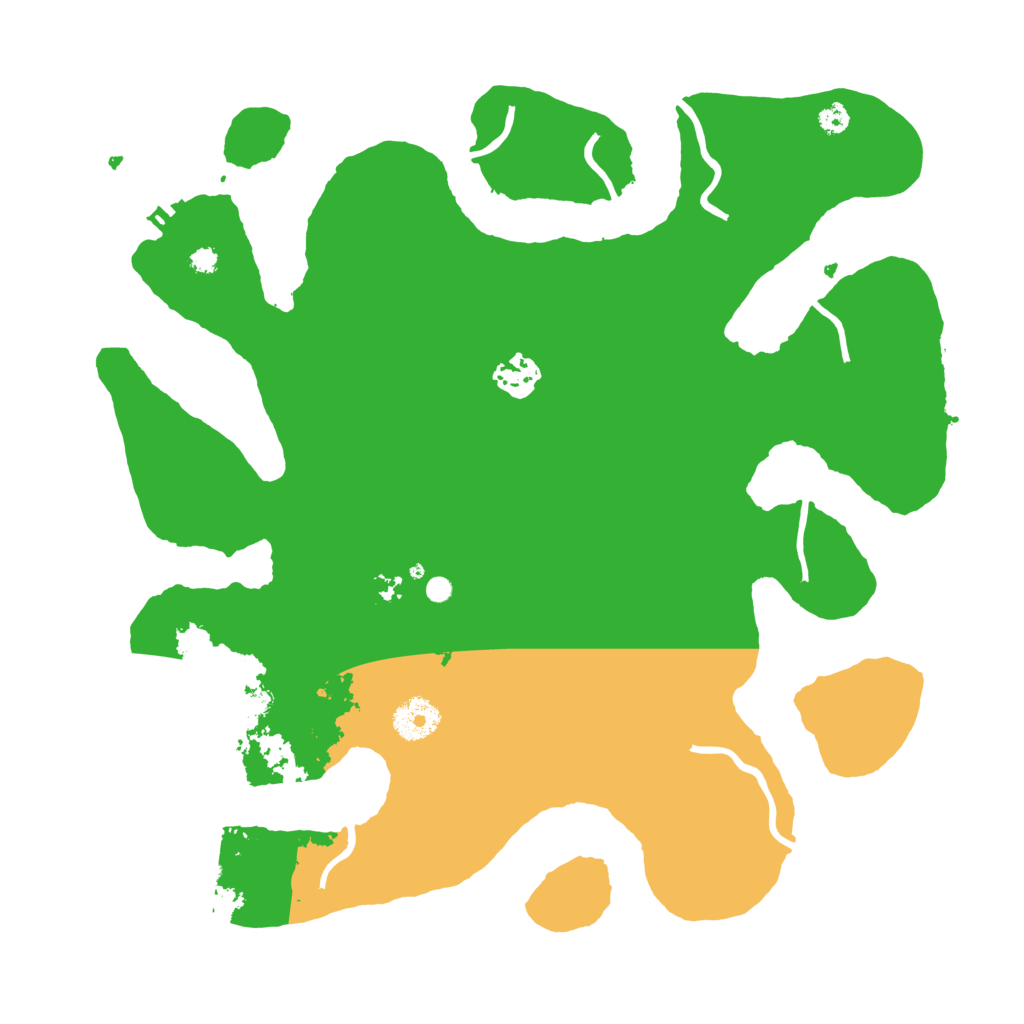 Biome Rust Map: Procedural Map, Size: 3500, Seed: 1941127209