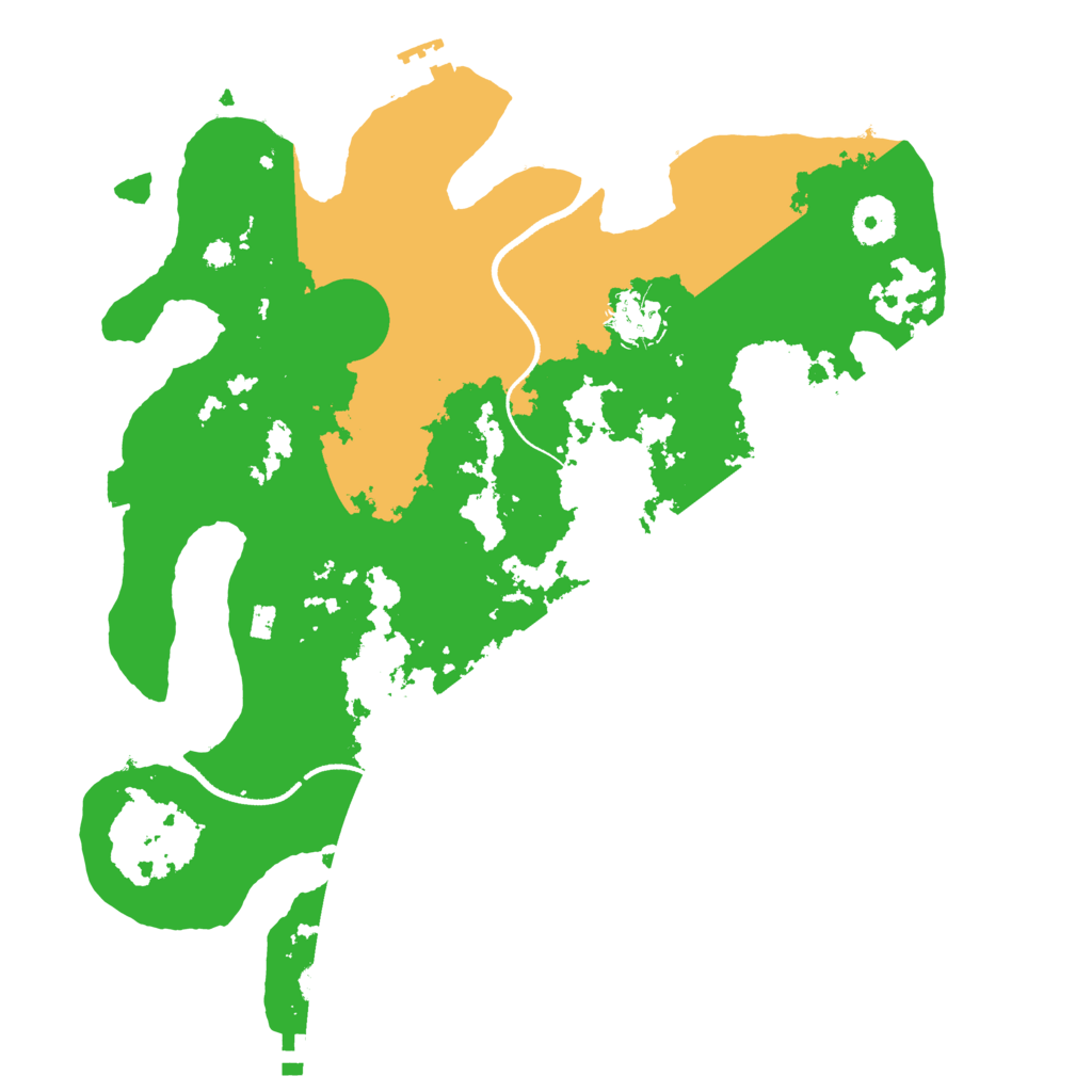 Biome Rust Map: Procedural Map, Size: 3500, Seed: 1268546379