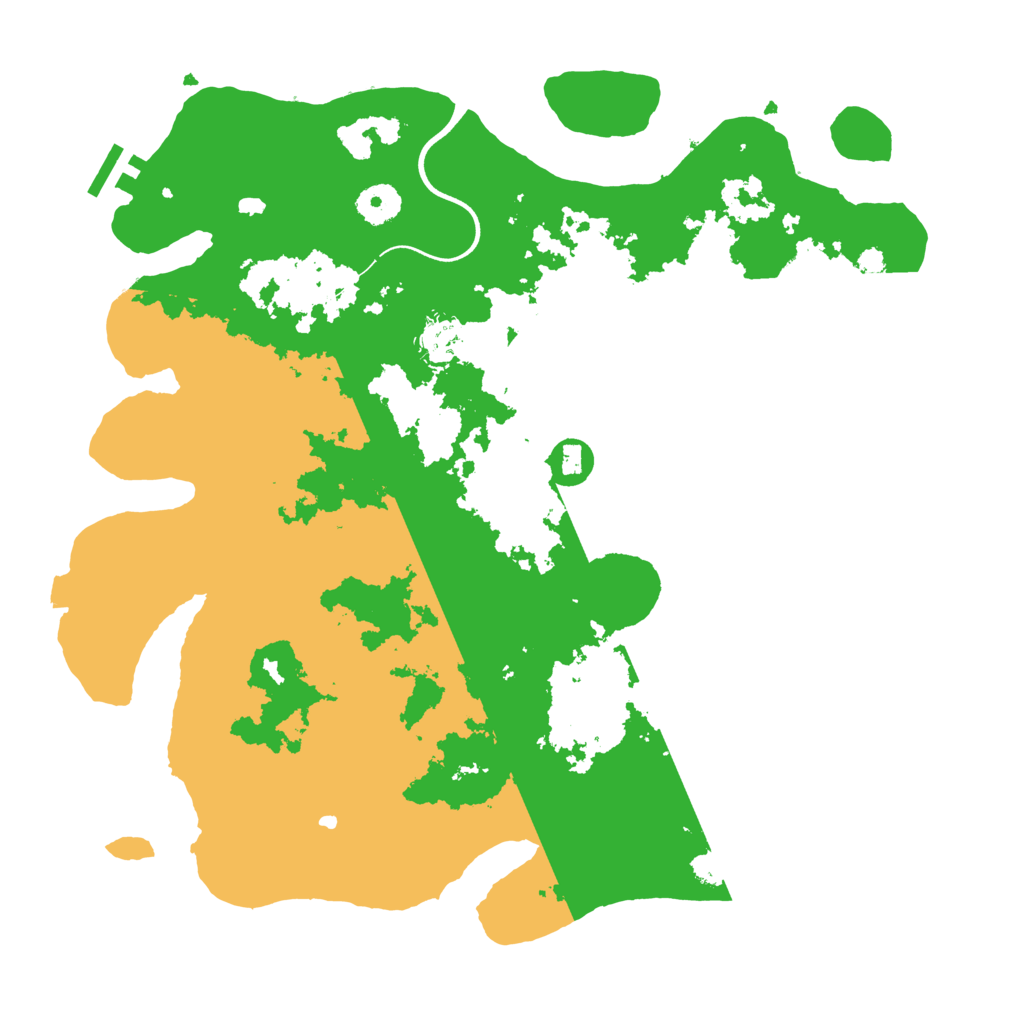 Biome Rust Map: Procedural Map, Size: 3700, Seed: 574499875