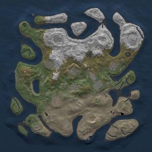 Thumbnail Rust Map: Procedural Map, Size: 4000, Seed: 1428286032, 19 Monuments