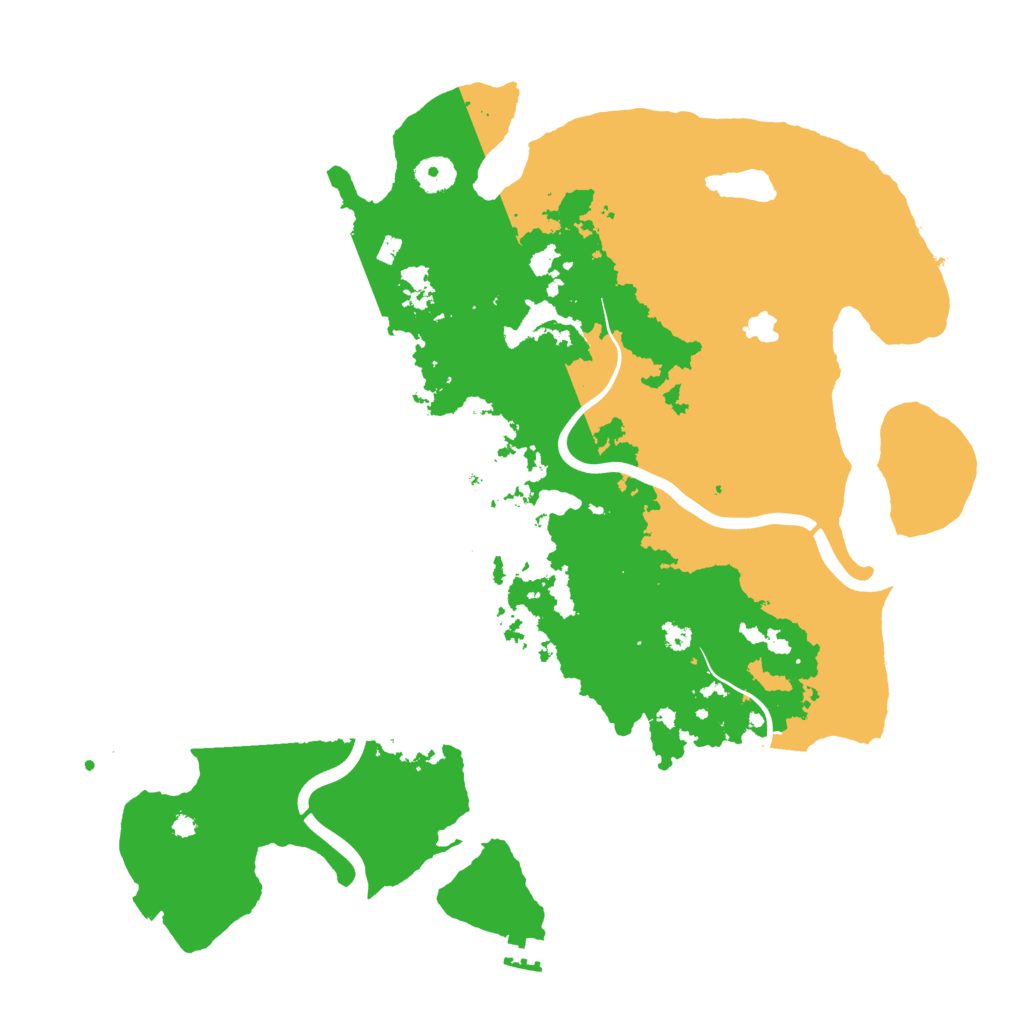 Biome Rust Map: Procedural Map, Size: 4000, Seed: 81861047