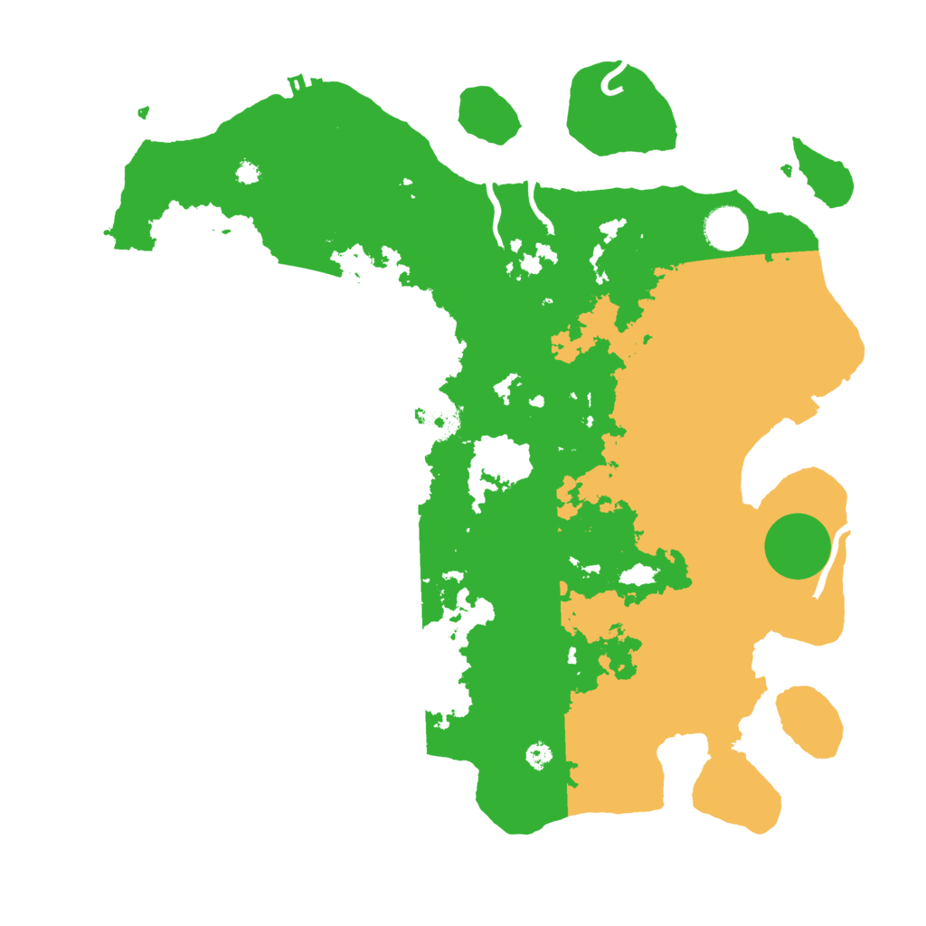 Biome Rust Map: Procedural Map, Size: 3700, Seed: 1292724642