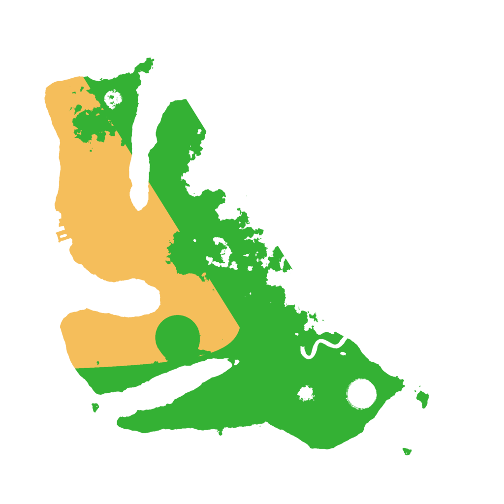 Biome Rust Map: Procedural Map, Size: 3000, Seed: 2036000837