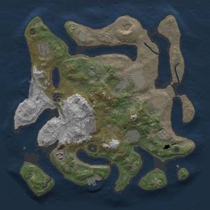 Thumbnail Rust Map: Procedural Map, Size: 3500, Seed: 657797604, 18 Monuments