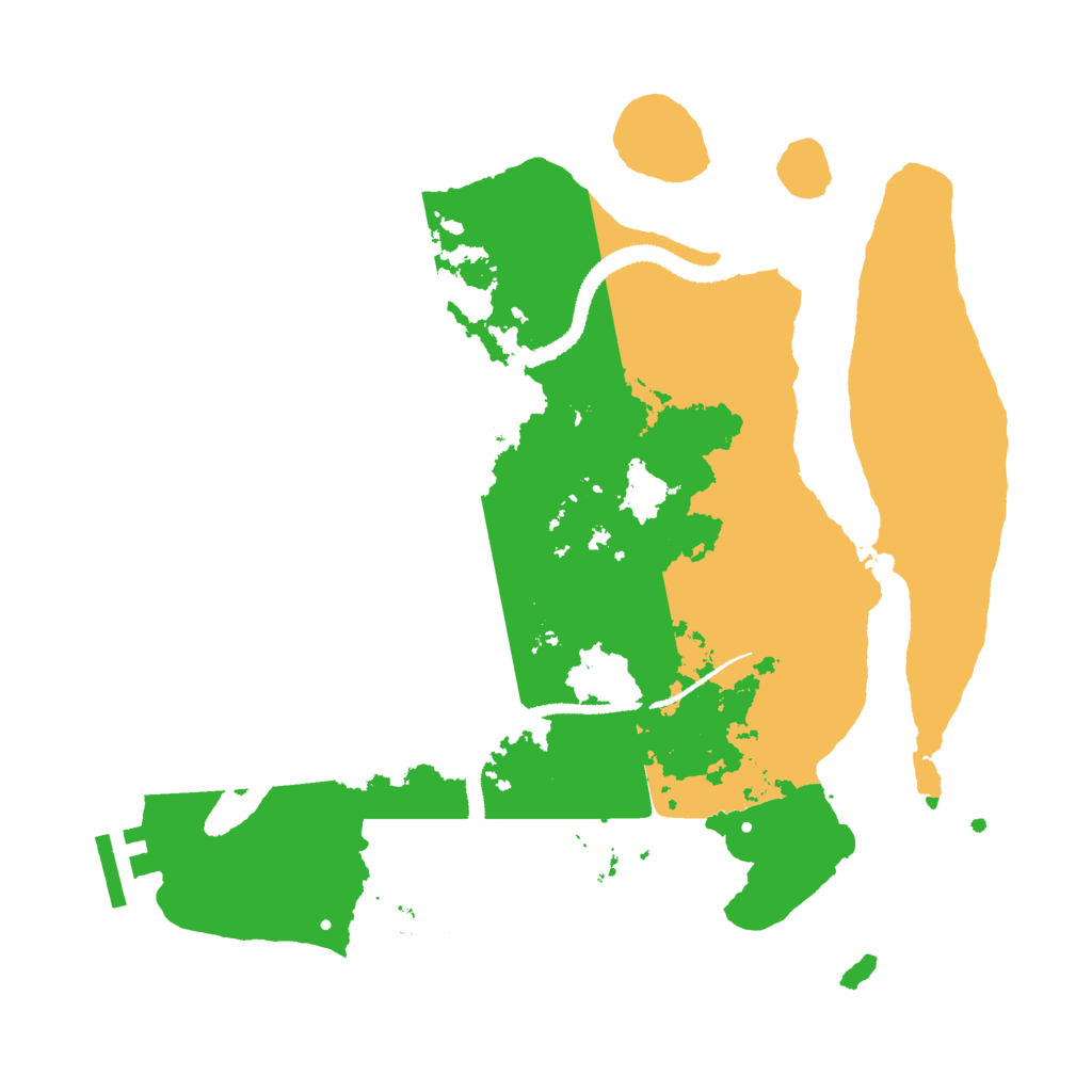 Biome Rust Map: Procedural Map, Size: 3000, Seed: 343444074