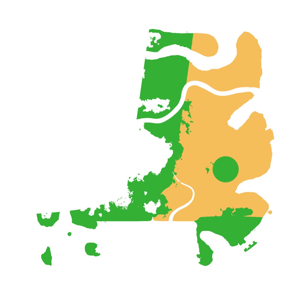 Biome Rust Map: Procedural Map, Size: 3000, Seed: 10082