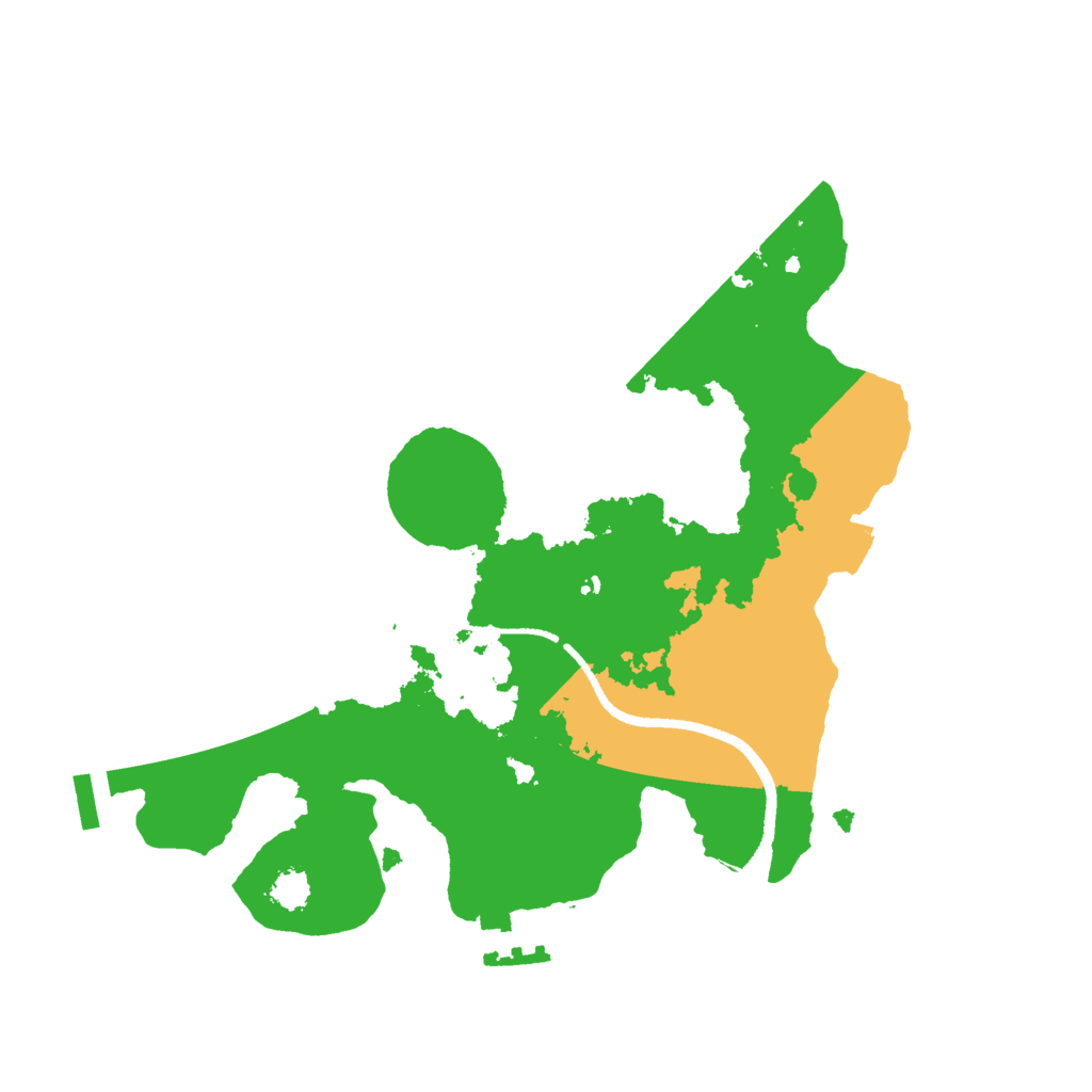 Biome Rust Map: Procedural Map, Size: 2500, Seed: 648538605