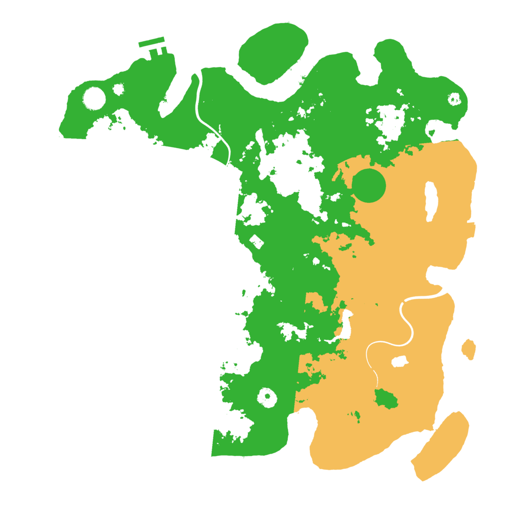 Biome Rust Map: Procedural Map, Size: 4000, Seed: 119059624