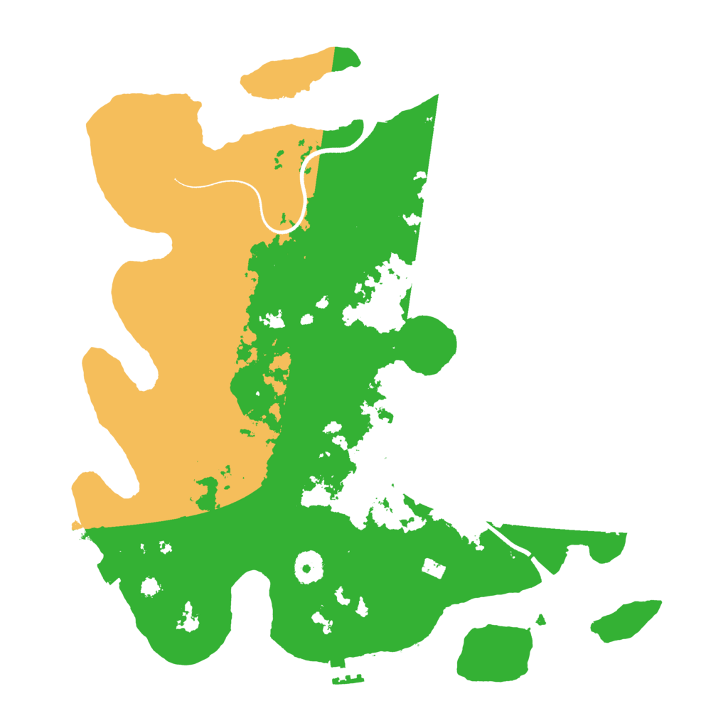 Biome Rust Map: Procedural Map, Size: 3500, Seed: 373693436