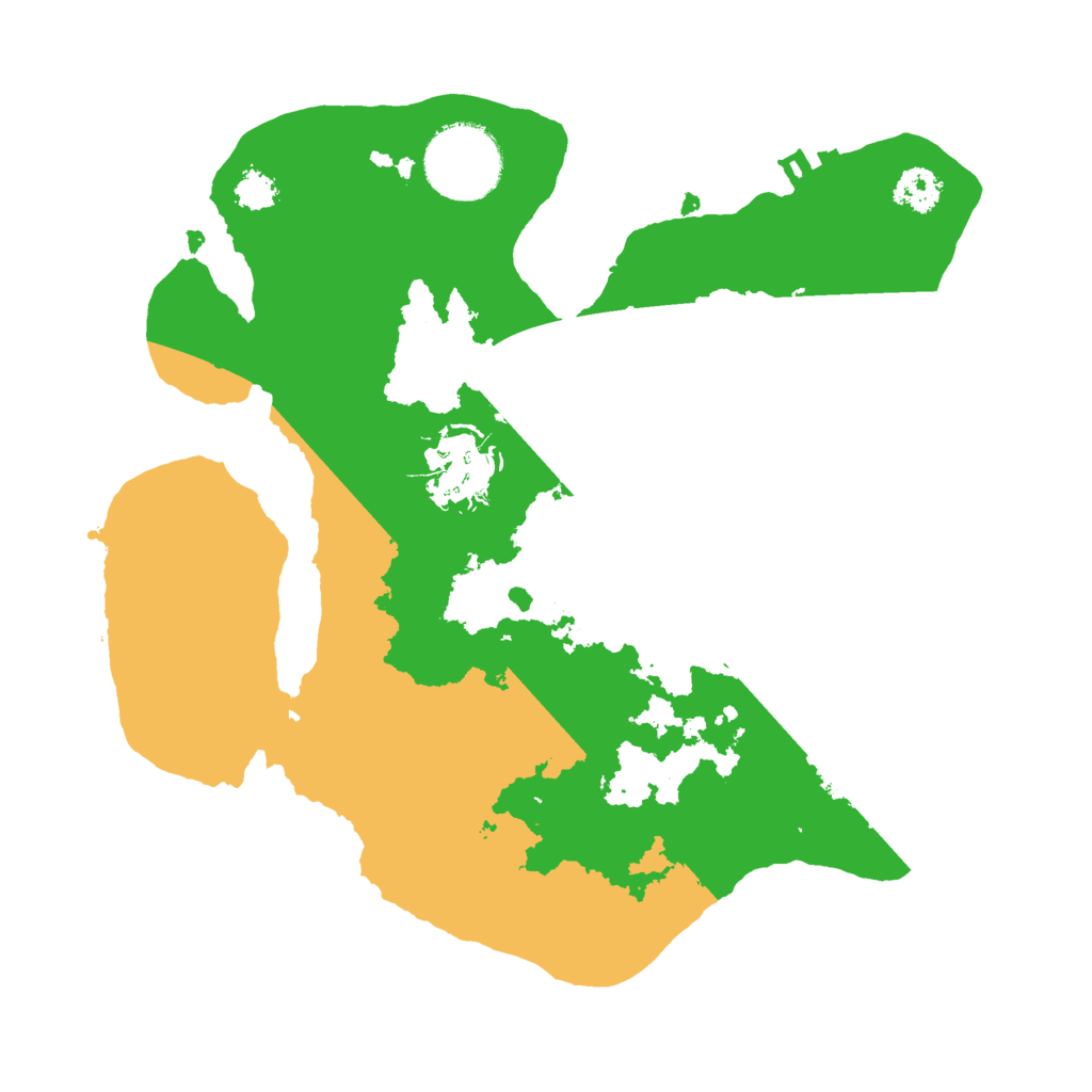 Biome Rust Map: Procedural Map, Size: 2500, Seed: 2389175