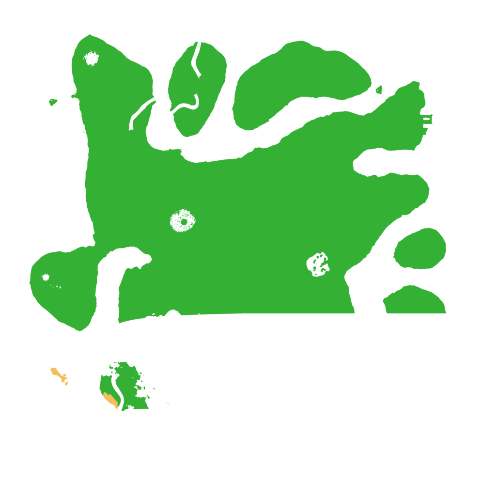 Biome Rust Map: Procedural Map, Size: 3200, Seed: 23131415