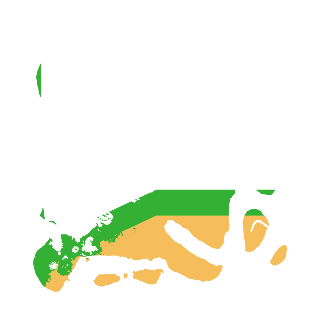 Biome Rust Map: Procedural Map, Size: 3500, Seed: 599320269