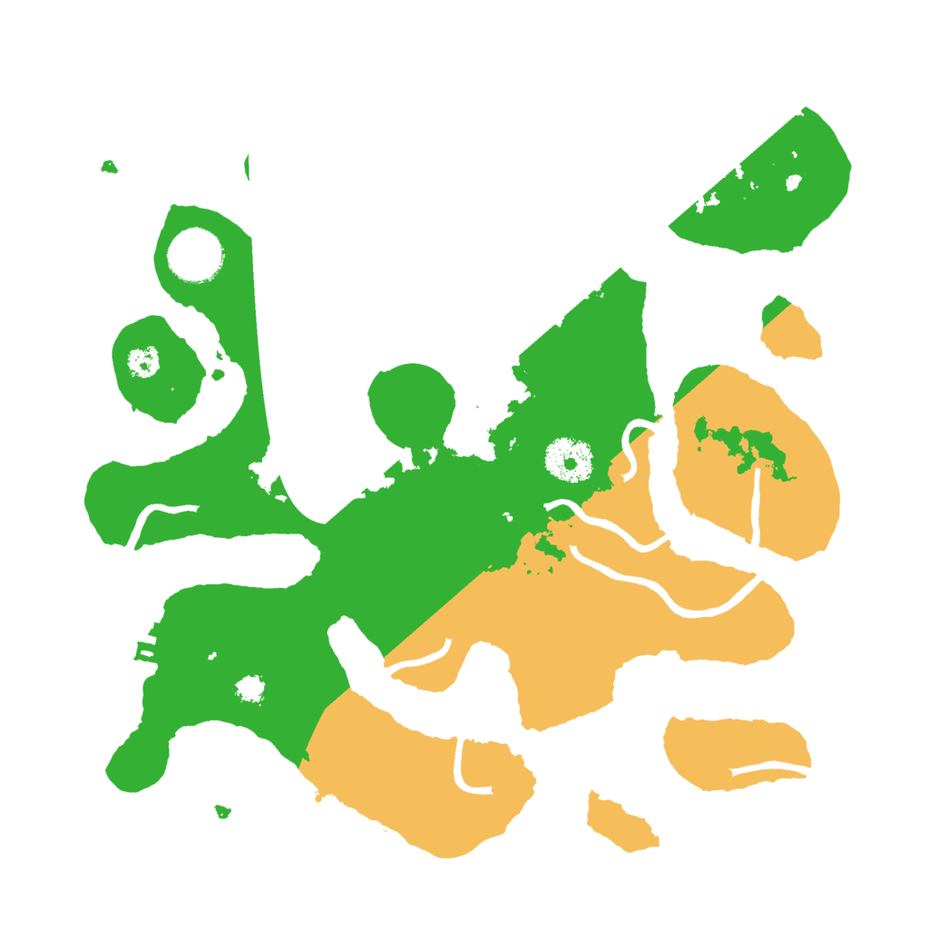 Biome Rust Map: Procedural Map, Size: 3000, Seed: 55779997