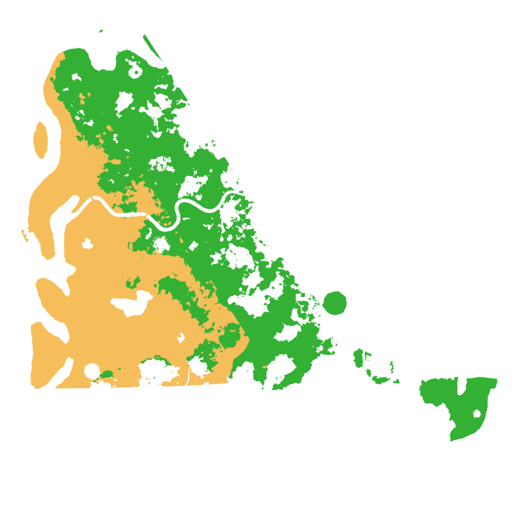 Biome Rust Map: Procedural Map, Size: 6000, Seed: 1235567