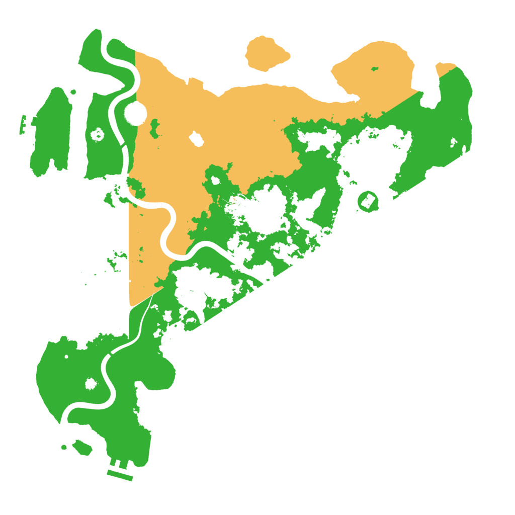 Biome Rust Map: Procedural Map, Size: 4000, Seed: 134679131