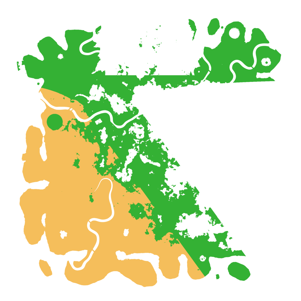 Biome Rust Map: Procedural Map, Size: 5000, Seed: 711537098
