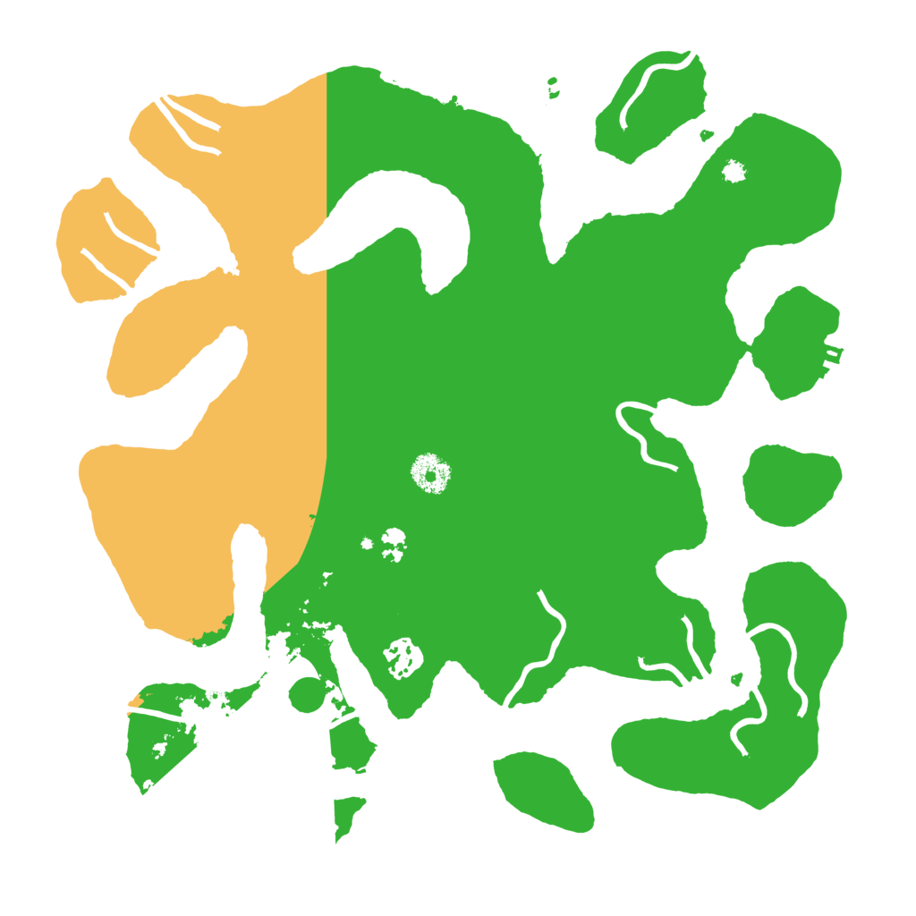 Biome Rust Map: Procedural Map, Size: 3500, Seed: 585004808