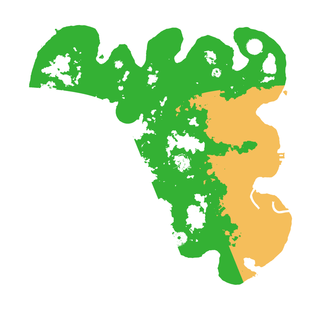 Biome Rust Map: Procedural Map, Size: 3500, Seed: 4324