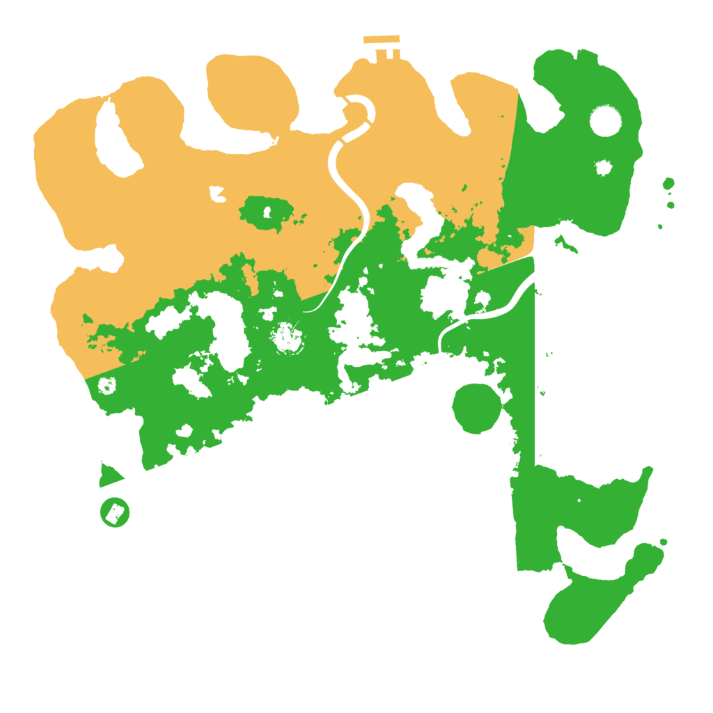 Biome Rust Map: Procedural Map, Size: 4000, Seed: 925191885